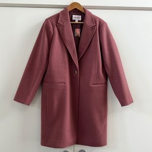 NWT Joe Fresh Mauve Coat